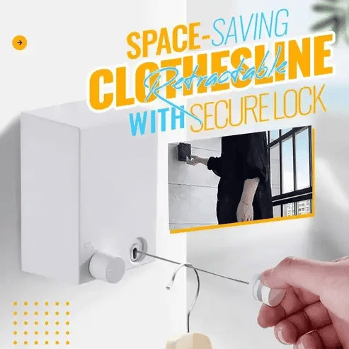 Telescopic Clothesline – Retractable Clothes Drying Rope for Indoor & Outdoor Use