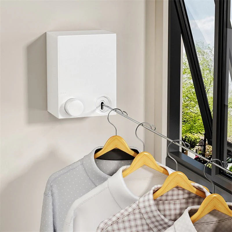 Telescopic Clothesline – Retractable Clothes Drying Rope for Indoor & Outdoor Use