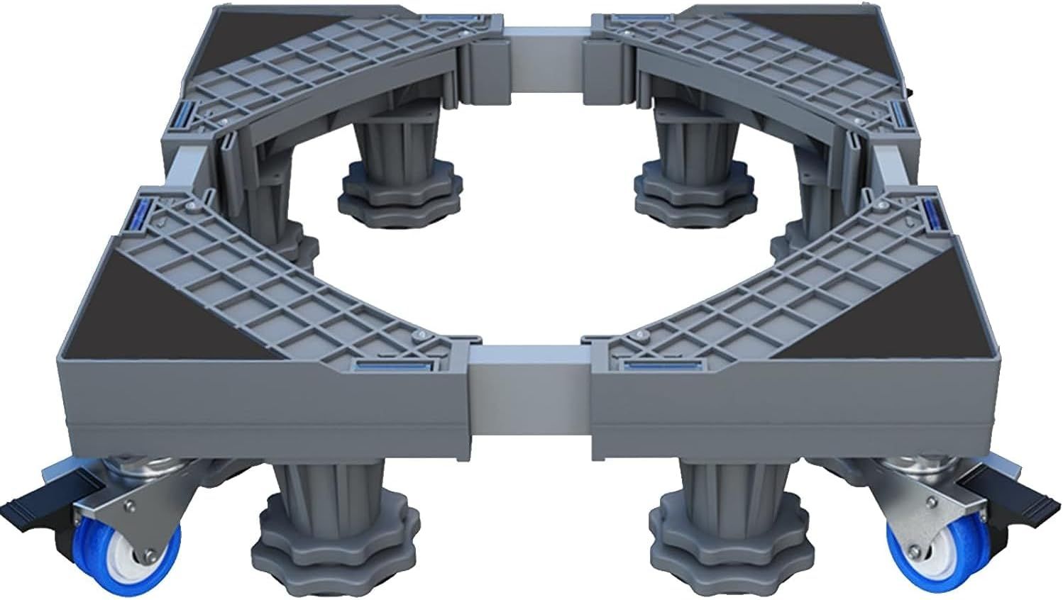 Heavy Duty Fridge Base Stand with Wheels – Adjustable