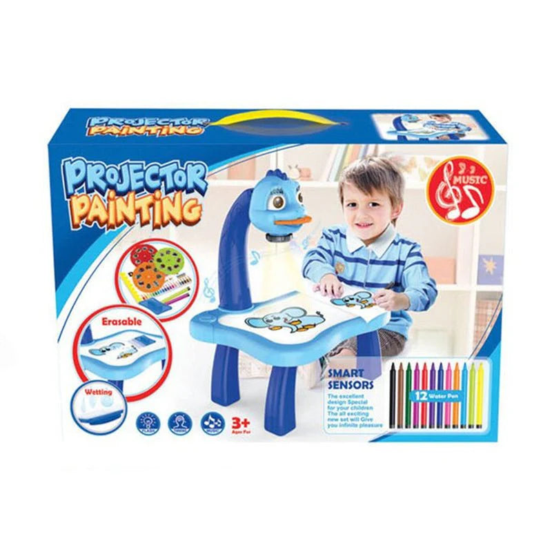 LED Projector Art Painting Table for Kids – Creative Drawing & Learning Toy in Dubai