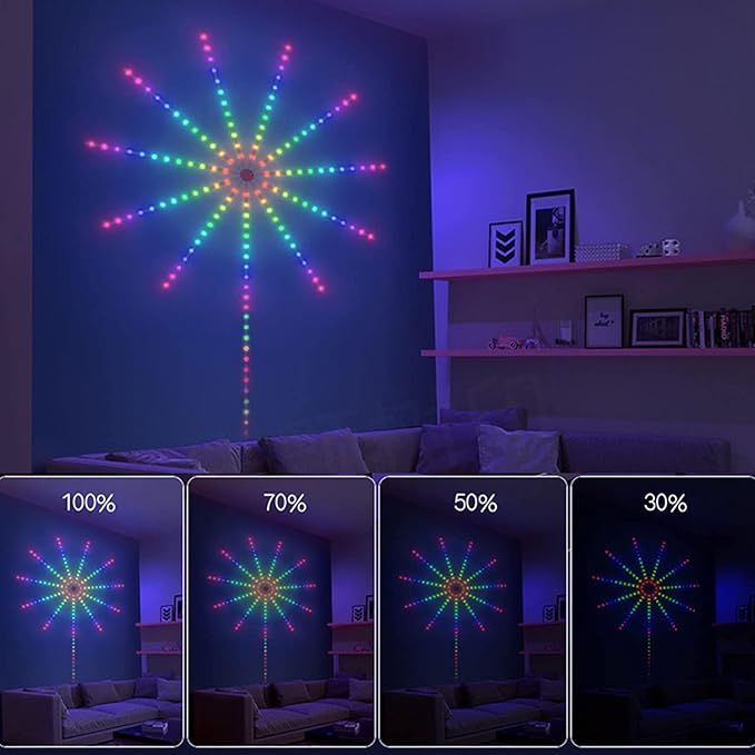 Smart Firework LED Lights 🎆 App & Remote Control RGB Decorative Lights – Indoor & Outdoor Dubai