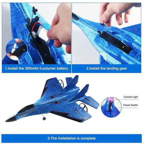 Remote Control Airplane Toy ✈️ High-Speed RC Plane with Long Range & Durable Design – Kids & Adults Fun in Dubai