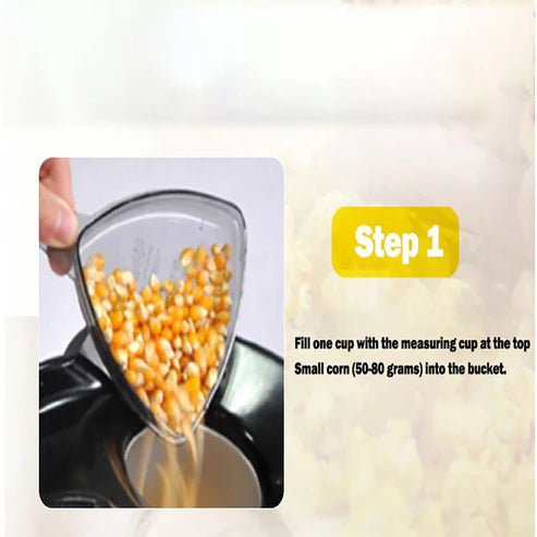 Mini Popcorn Machine – Portable Hot Air Popper for Home Snacks in Dubai 🍿✨