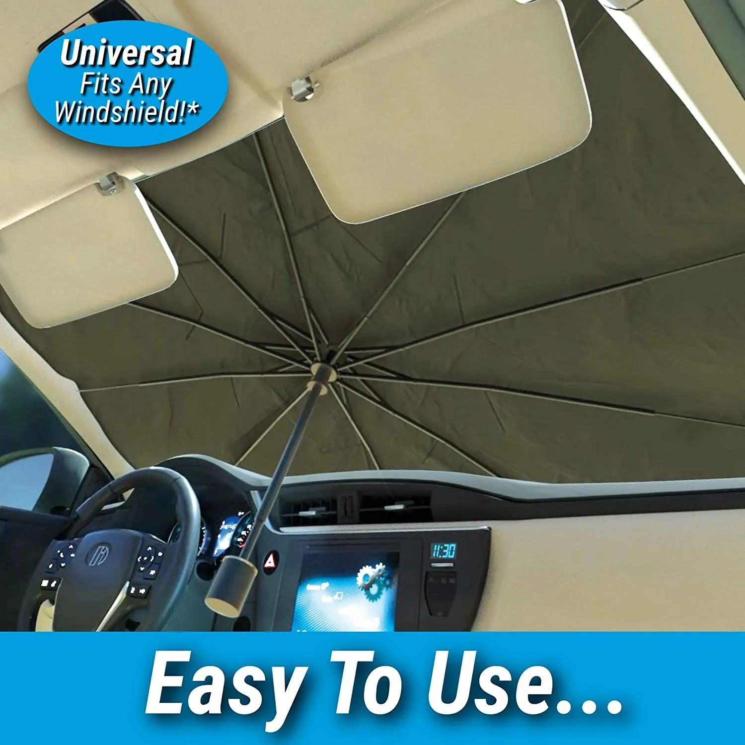 Car Windshield Sun Shade – Foldable UV & Heat Protection Cover for Vehicles